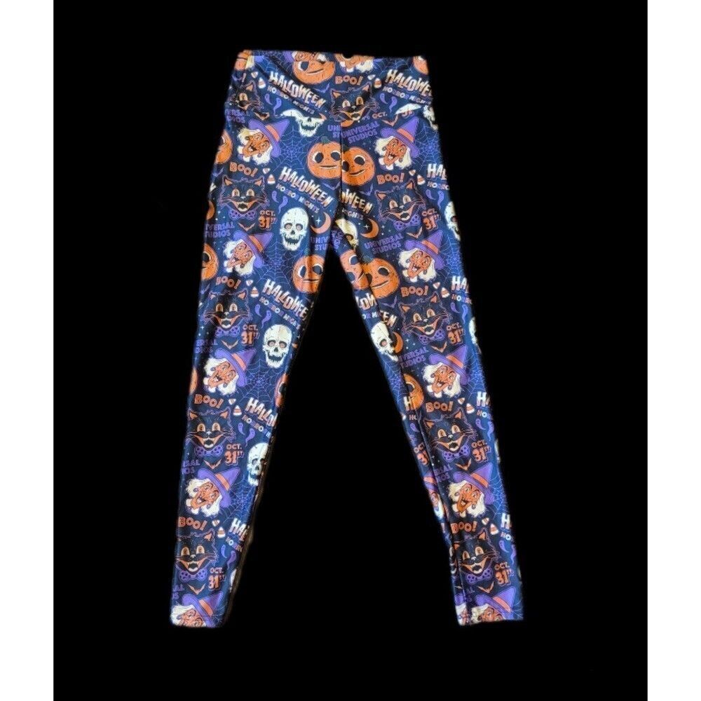 HHN Universal Studios Halloween Horror Nights Horror Goth Grunge Leggings Sz  S